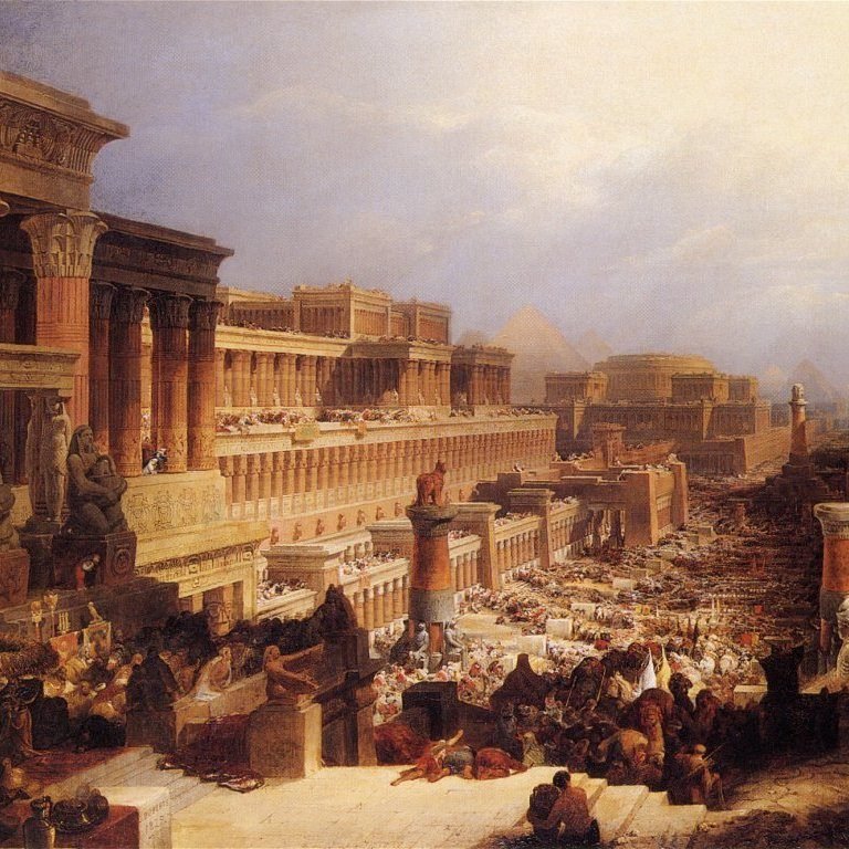 David_Roberts-IsraelitesLeavingEgypt_1828
