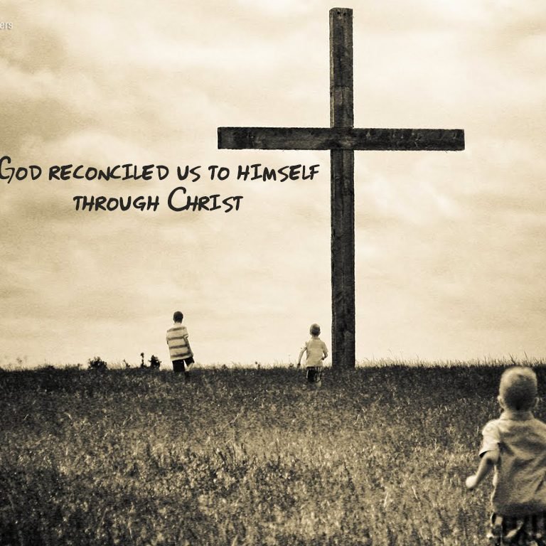 God-reconciled-us-to-himself-through-Christ-cross-christian-wallpaper_1366x768