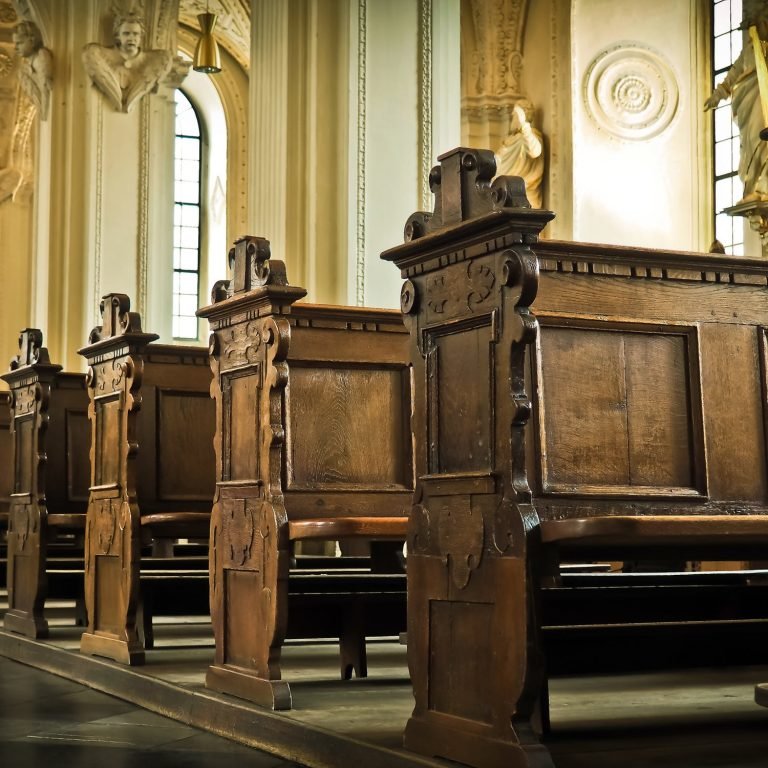 church-bank-wood-benches-161060